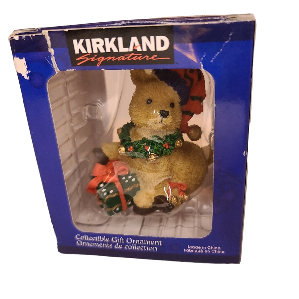 Vintage Christmas Reindeer Holiday Collectible Ornament - Picture 3 of 5